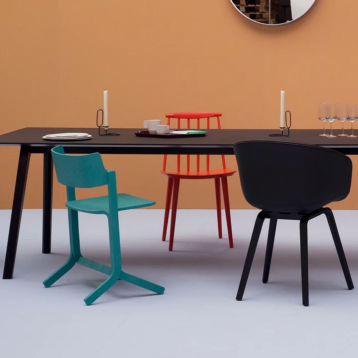 J77 Chair avec About A Chair AAC 22 de HAY