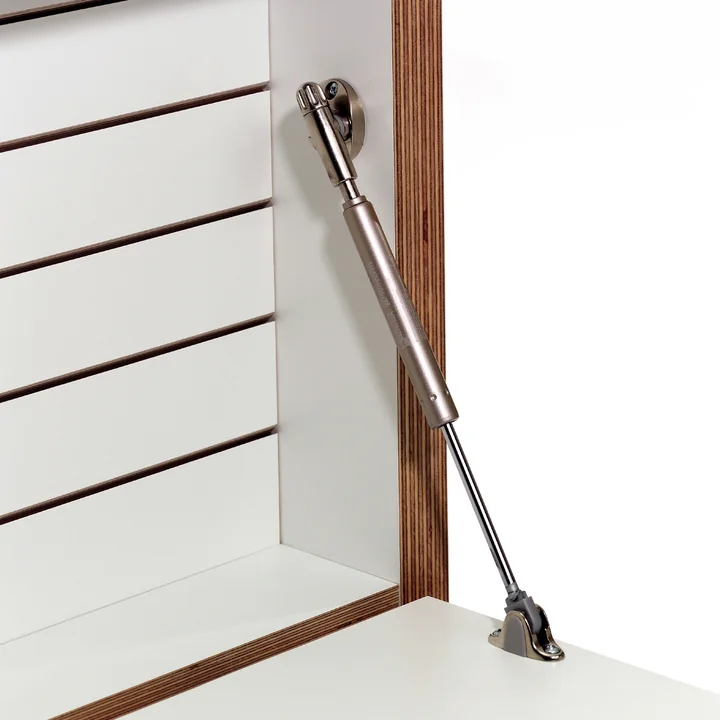 Secrétaire Flatbox de Müller Small Living, blanc - Détail, ressort