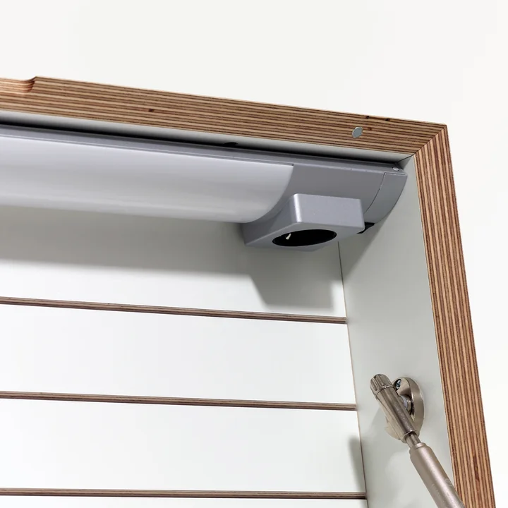 Müller Small Living - Flatbox, blanc - détail, lampe