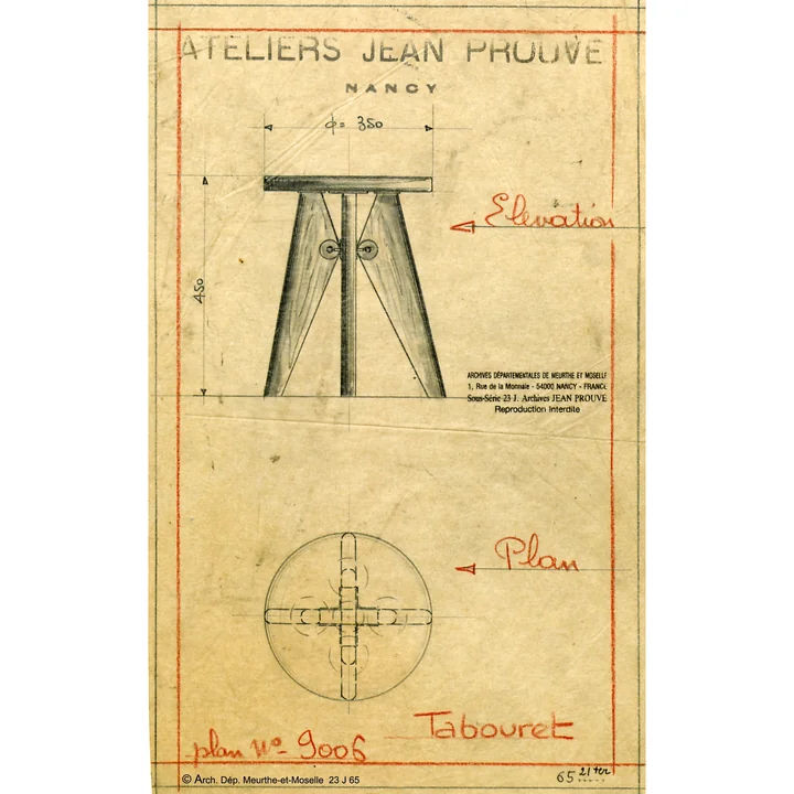 Tabouret Solvay Tabouret de Vitra