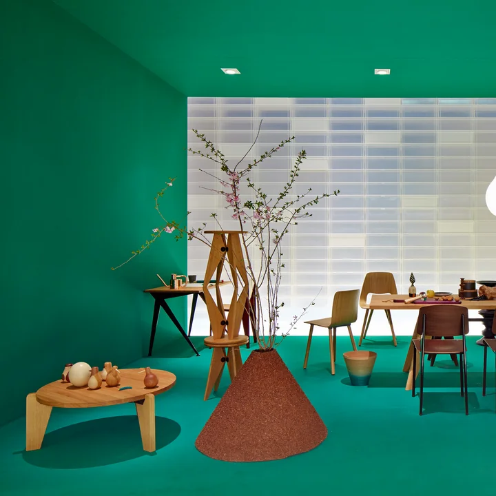 Vitra - Table basse Guéridon Bas, chêne naturel huilé - exposition