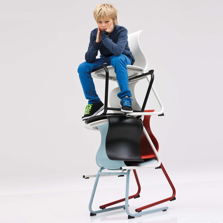 Flötotto, chaises Pro 5 avec cadre en C