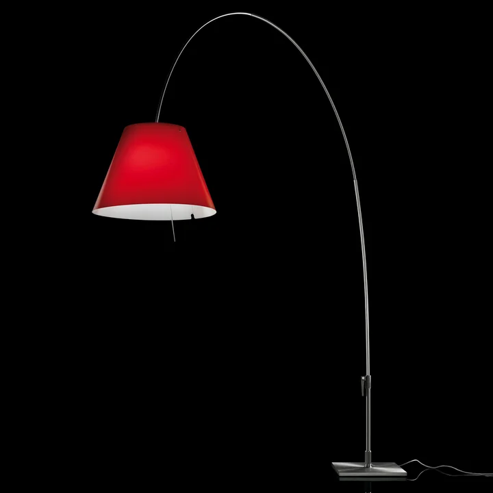 Luceplan - Lampadaire Lady Costanza, rouge