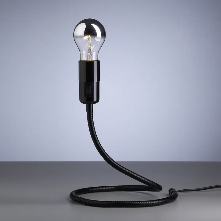 Tecnolumen - Lampe de table Lightworm, noir