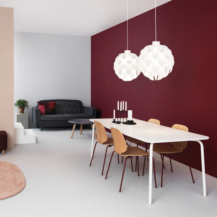 Normann Copenhagen - My Table, grand modèle, blanc et My Chair