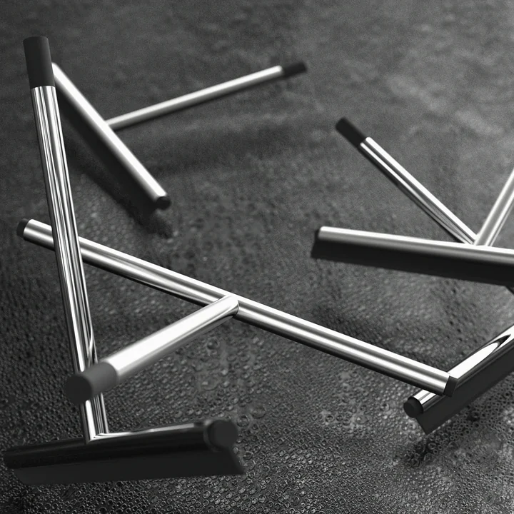 L'extracteur de douche Nova2 de Frost est fabriqué en acier inoxydable brossé ou poli, mat ou brillant.