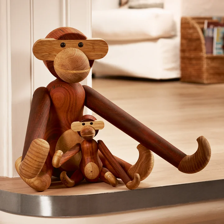 Singe en bois de Kay Bojesen