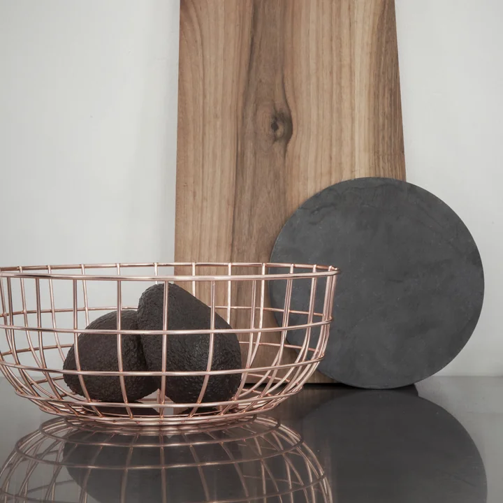 Audo - Norm Wire Bowl, cuivre