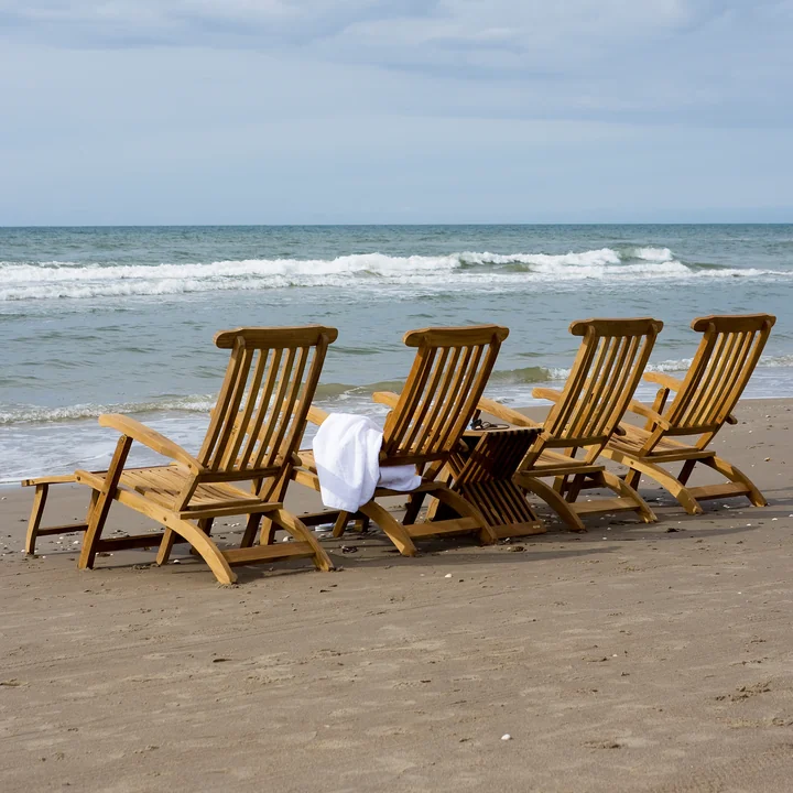 Skagerak - Steamer Chaise longue, teck
