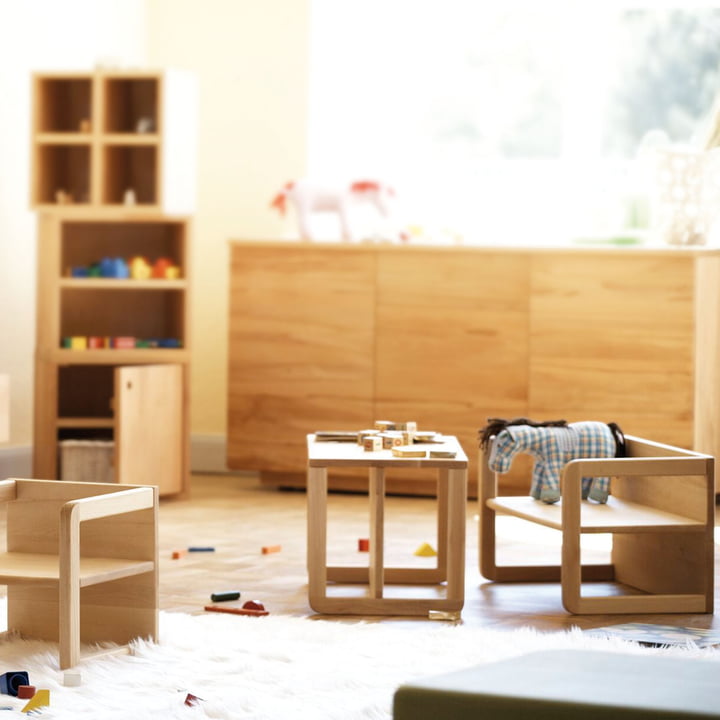 Jan Kurtz - Table / banc pour enfant Tim, hêtre naturel