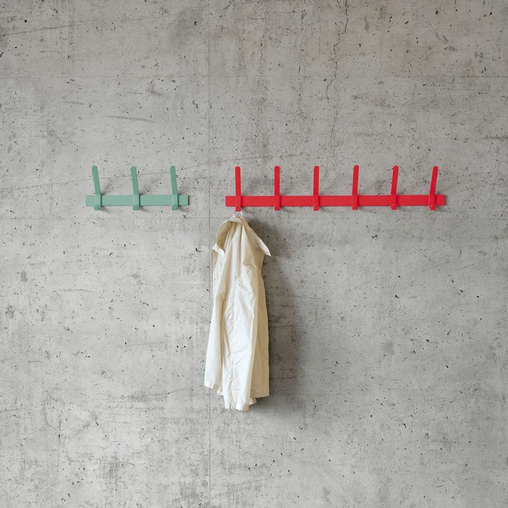 ensemble des couleurs en menthe et rouge