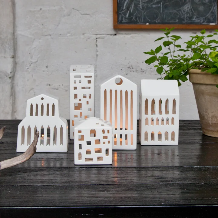 Urbania Maisons à bougies à chauffe-plat de Kähler Design