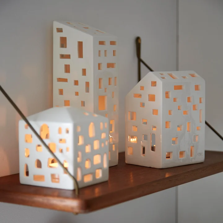Urbania Maisons à bougies à chauffe-plat de Kähler Design
