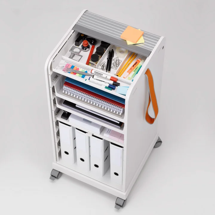 Ad Hoc conteneur roulant Follow Me 2 par Vitra