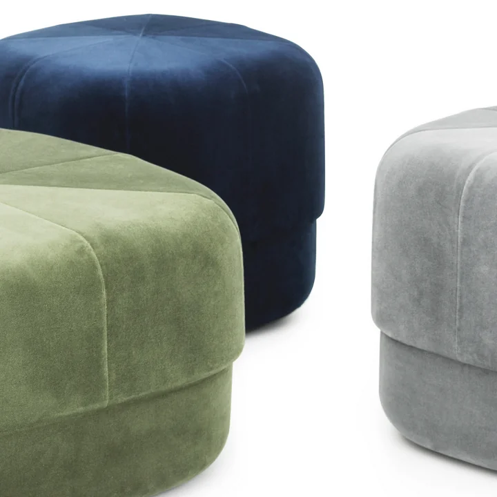 Circus Pouf de Normann Copenhagen en velours