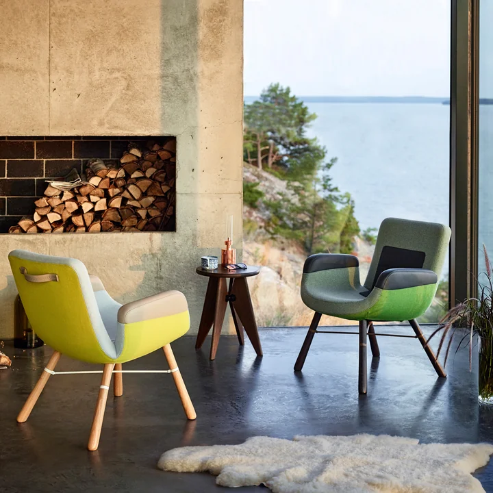 Tabouret Solvay Tabouret & East River Chair de Vitra