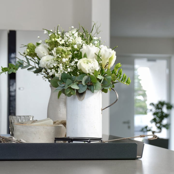 Une kitchenette décorée