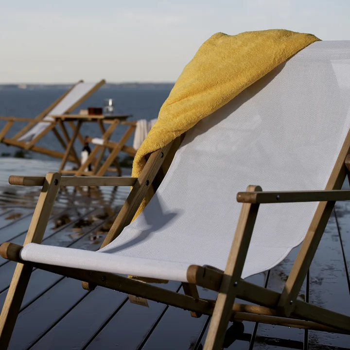 Chaise de pont en teck de Jan Kurtz