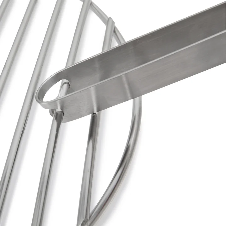 Manche pour déposer la grille sur le barbecue