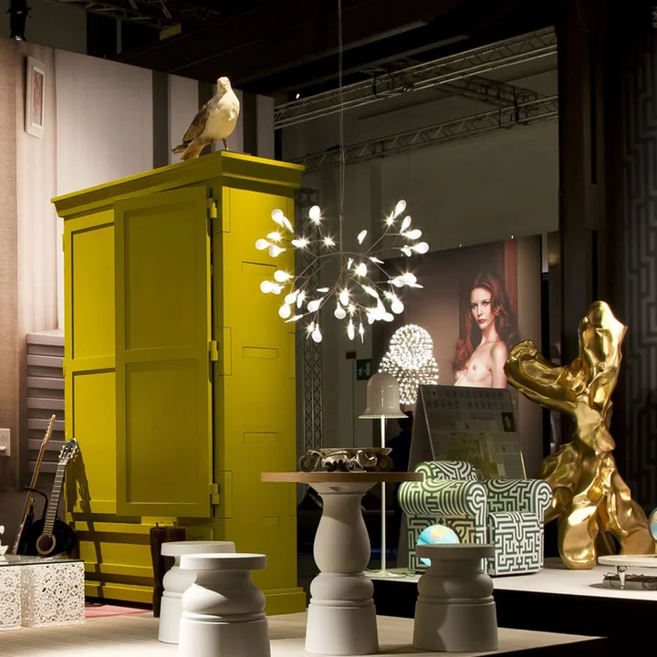 Lampe en forme de berce