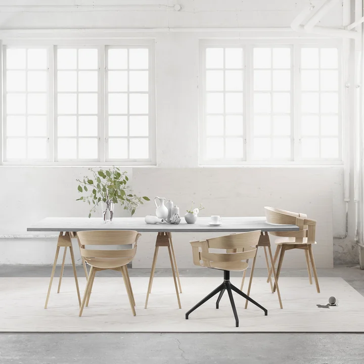 La Wick Chair Wood  en frêne par design House Stockholm