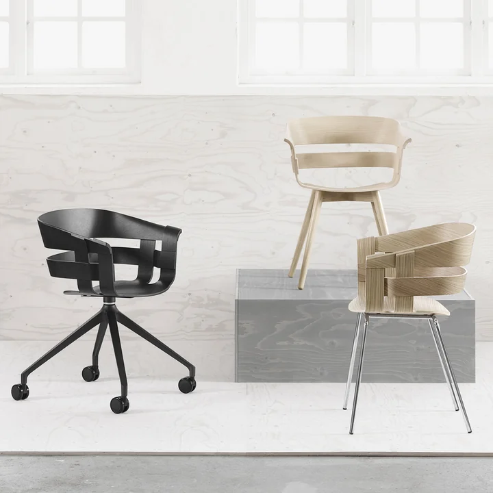 La Wick Chair Wood  en frêne par design House Stockholm
