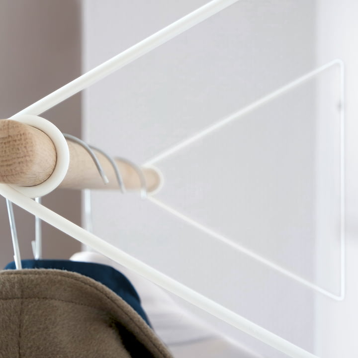 Vonbox - Portemanteau Spring en chêne/blanc