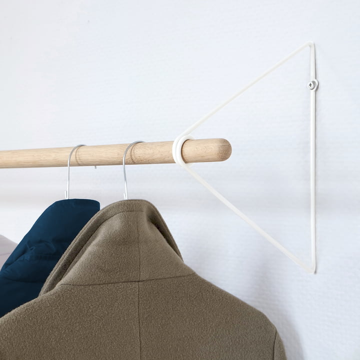 Vonbox - Portemanteau Spring en chêne/blanc