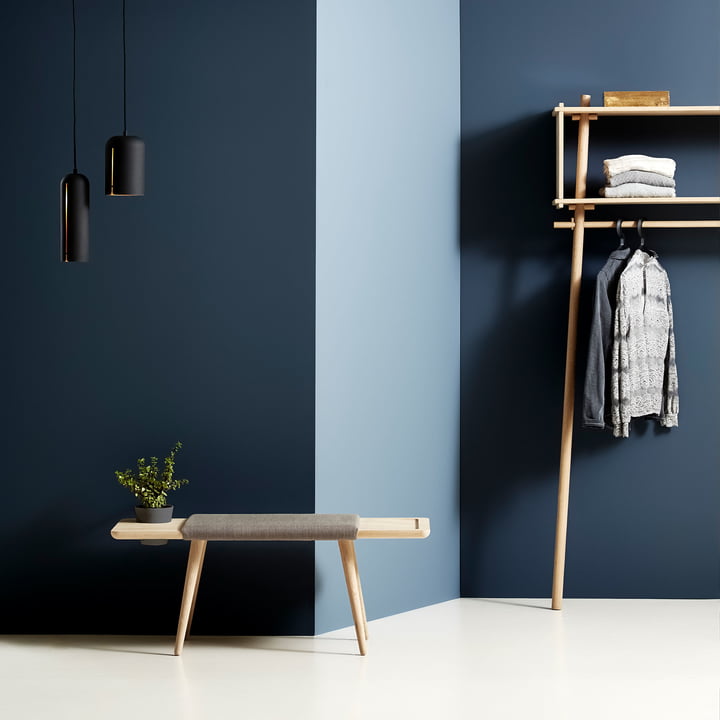 Lampe suspendue à entrefer et armoire Töjlbox