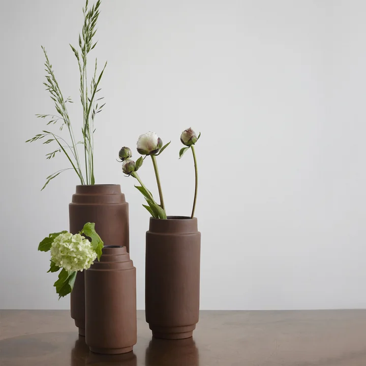 Edge Vase de Skagerak en terre cuite