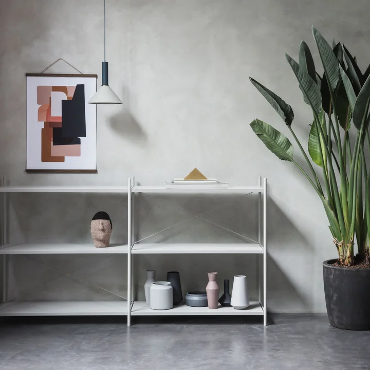 Abat-jour Cone Shade et vases Sculpt