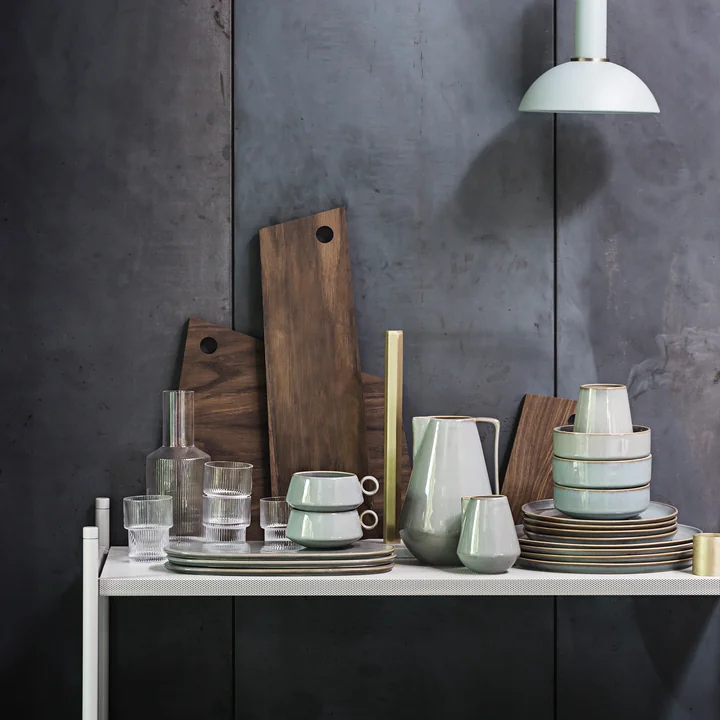 Ripple Série, Nouveau pichet et planches à découper Asymmetric