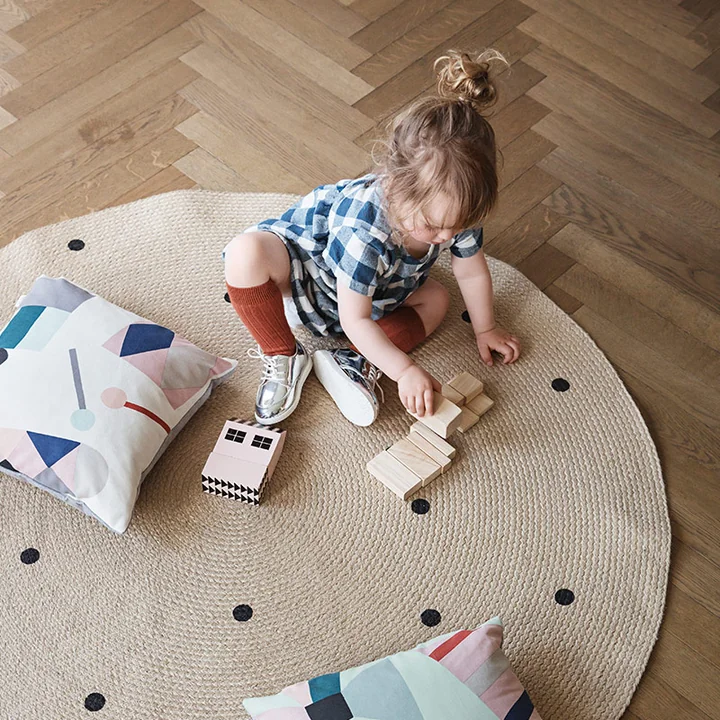 Ferm Living - Tapis en jute Dots