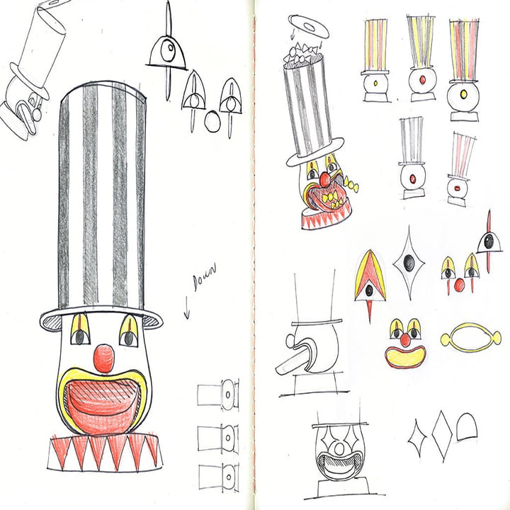Carnet de croquis de Marcel Wanders