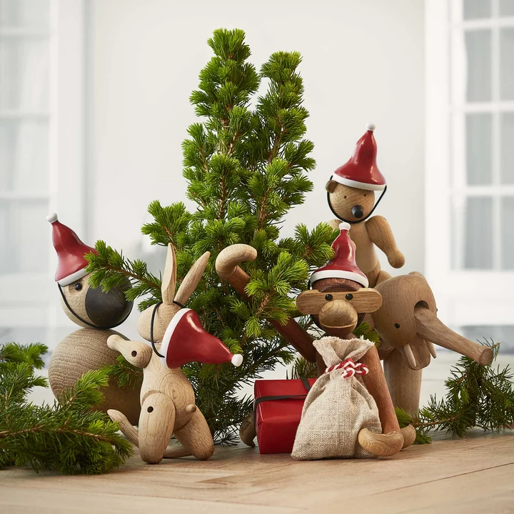 Ambiance de Noël avec les figurines en bois de Kay Bojesen