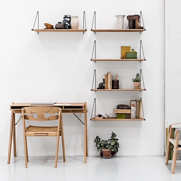 Loop Shelf Bureau de campagne et chaise de salle à manger n° 1