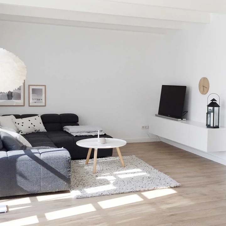 Tablo Ø 78 cm de Normann Copenhagen en blanc