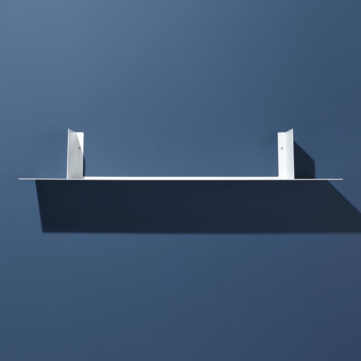 Müller Small Living - Étagère murale Lyn, large, blanc