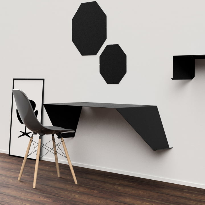 Nichba Design - Bureau mural Desk01