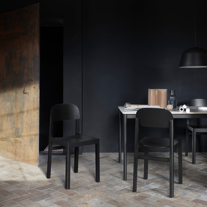 Workshop Chair par Muuto en noir