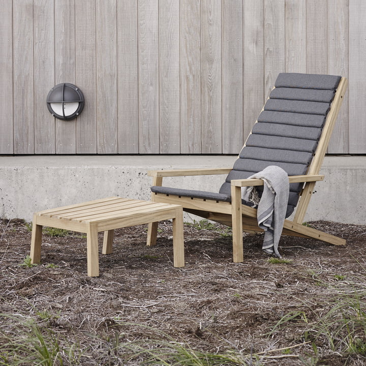 Skagerak - - Between Lines Deck Chair / Stool / Revêtement charcoal