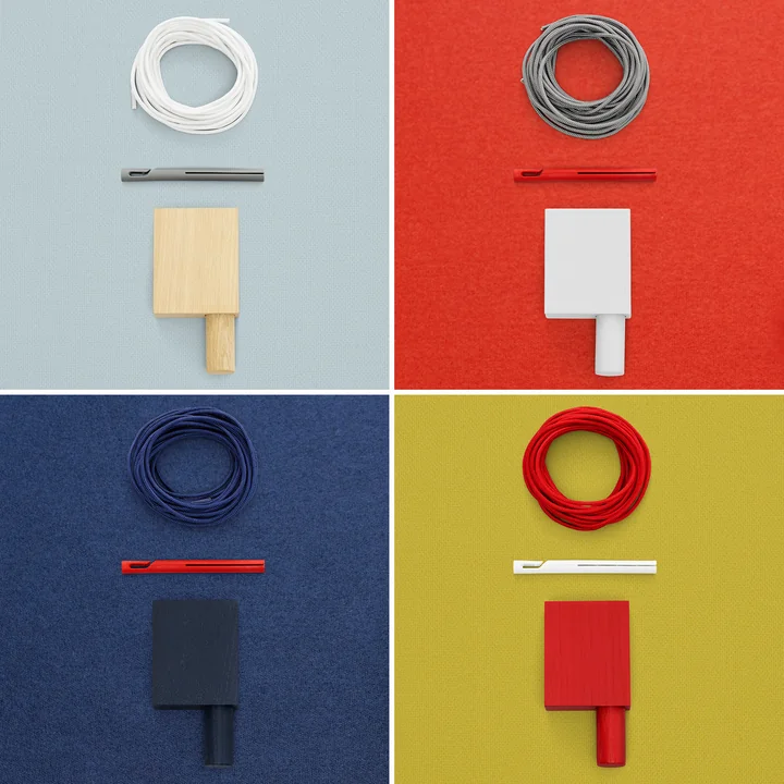 Différentes combinaisons de couleurs du rideau de rideau prêt à l'emploi