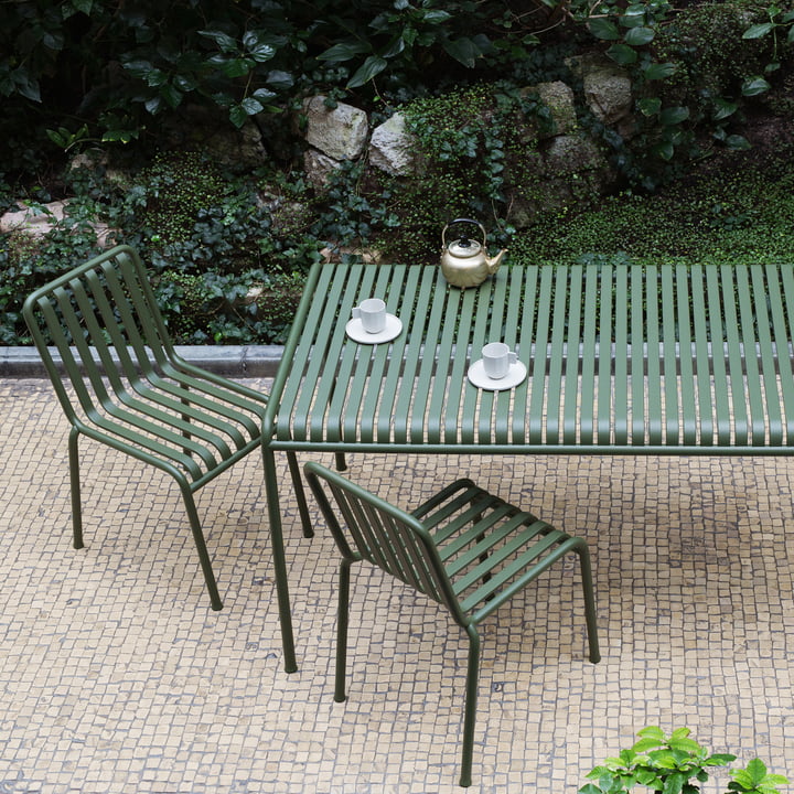 Palissade Table et chaises de Hay