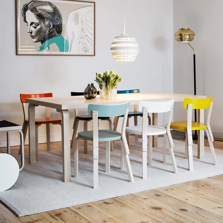 Lampadaire A808 avec table 81A