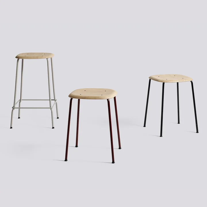 Tabouret Soft Edge de HAY en différentes versions