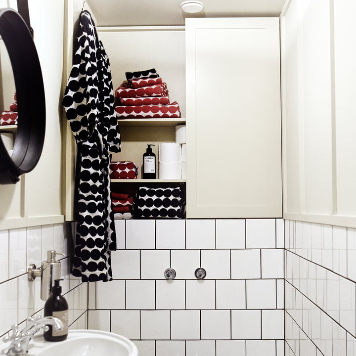 Räsymatto Serviettes de Marimekko dans la salle de bain