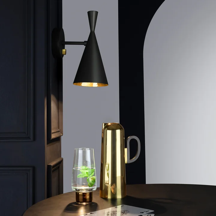 Beat Applique murale de Tom Dixon en noir