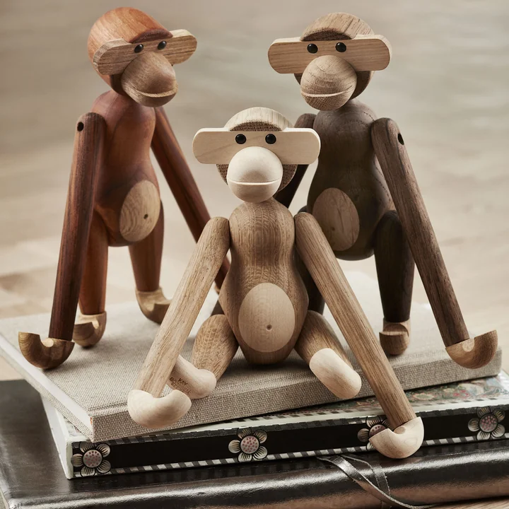 Singe en bois de Kay Bojesen