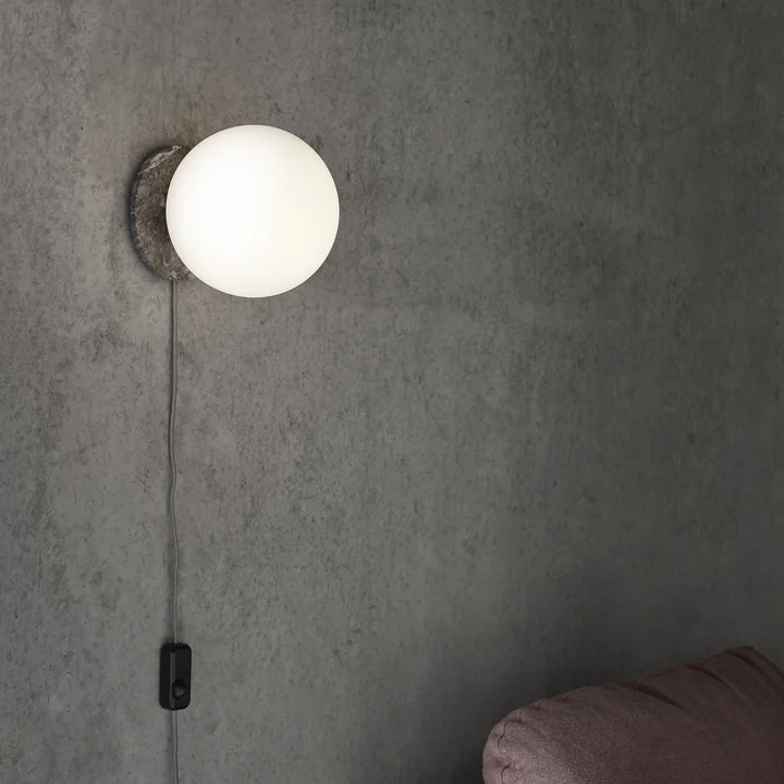 Die Audo - TR Lampe de table et applique murale en marbre gris