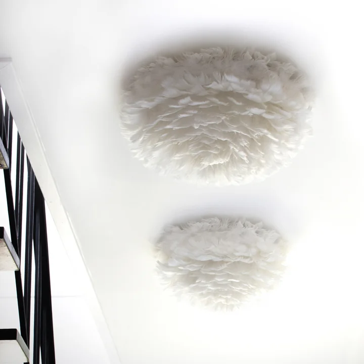 Eos Up Plafonnier et applique murale de Umage en blanc au plafond